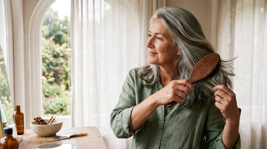Haare ab 40: Dichte, Glanz und Kopfhaut